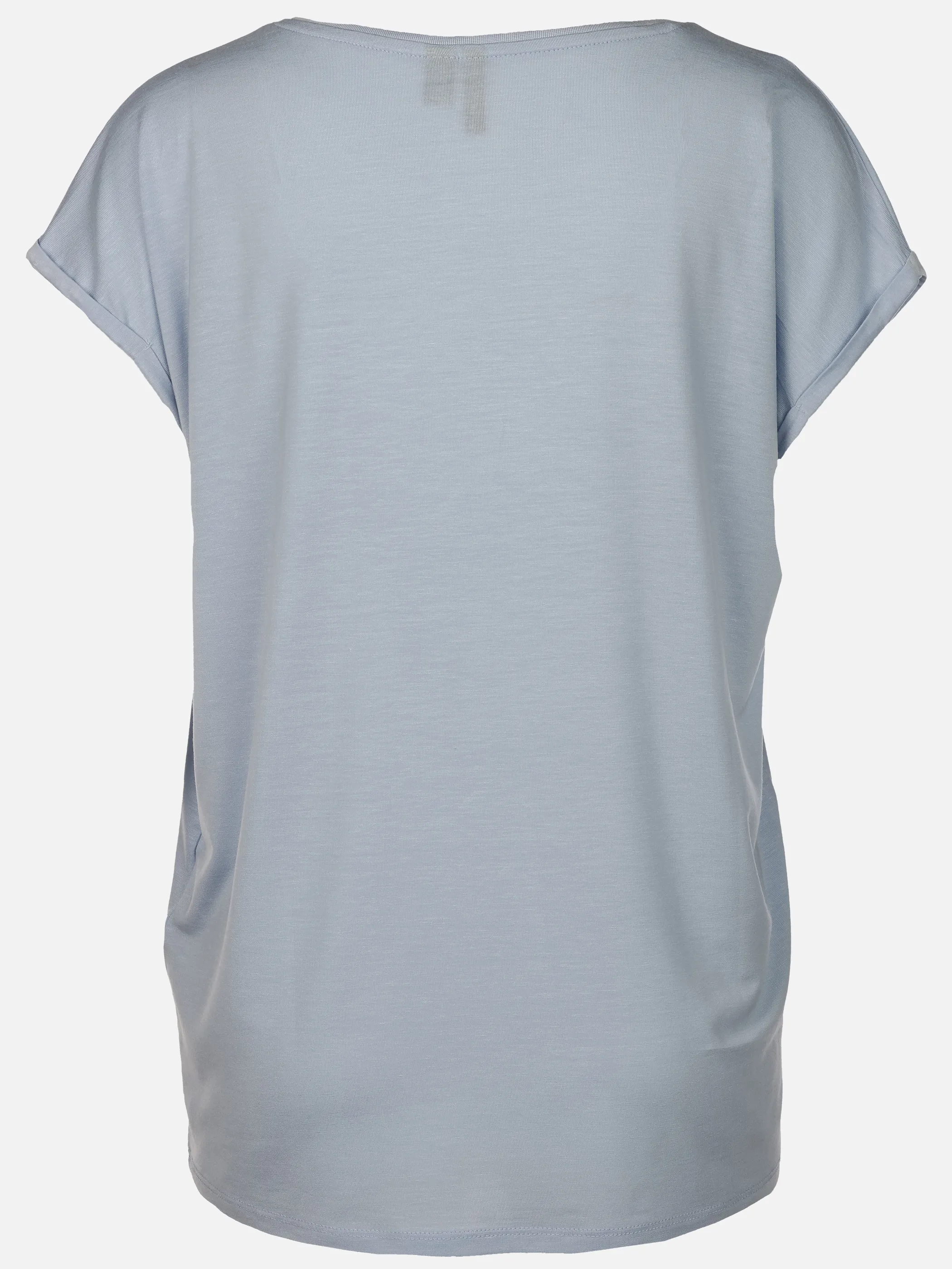 Vero Moda 10284468 VMAVA PLAIN SS TOP GA Blau 873829 249737 2